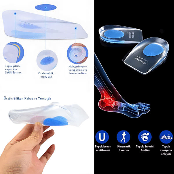 Ortho Flexi-Silikon Epin Topukluk - Görsel 5