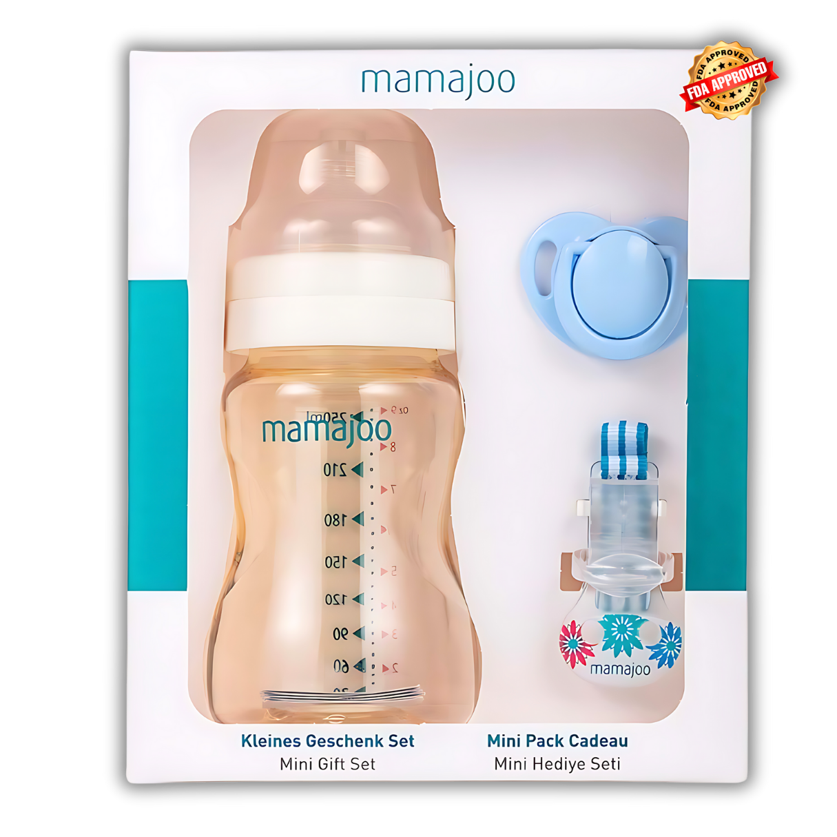 Mamajoo-Gold Biberon Mini Hediye Seti (Mavi̇)