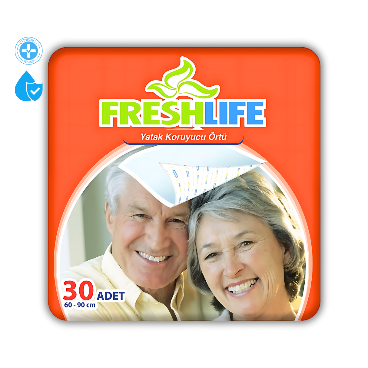 Freshlife-Yatak Koruyucu Örtü 30'Lu (60 X 90Cm)- Pet Çiş Pedi