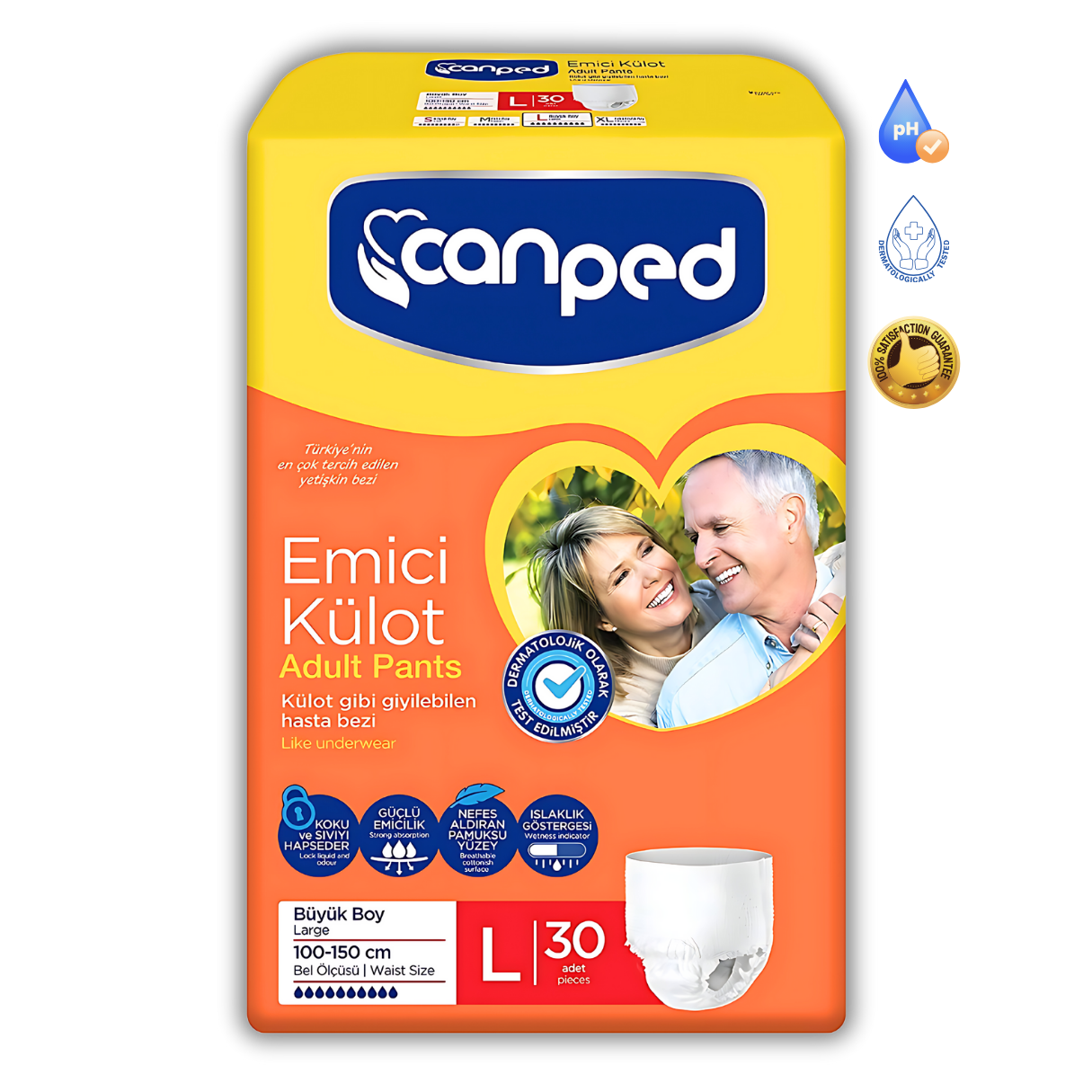 Canped-Emici Külot Bez S/M/L/Xl (30'Lu)